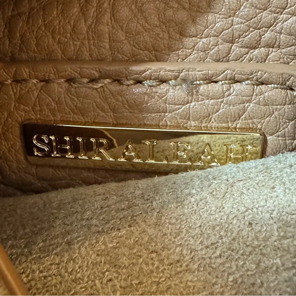 Shiraleah Two-Tone Leather Tote Bag